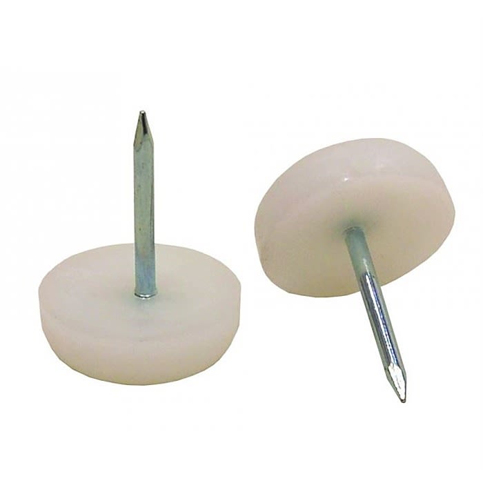 Pack Of 100 x 19mm Nail In Furniture Glides Ray Grahams DIY Store