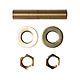 Jegs PPJ060A 50mm All Thread Brass And 2 Locknuts