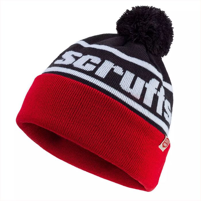 Scruffs T54306 Black & Red Vintage Bobble Hat - Ray Grahams DIY Store