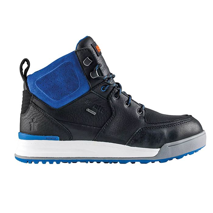 Scruffs Grip GTX Black & Blue Gor-Tex Safety Work Boots - Ray Grahams ...