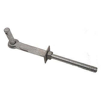 Galvanised 12" Hook To Bolt 19mm Pin