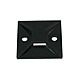 Olympic 100 Pack of Cable Tie Adhesive Mounting Bases 25x25mm