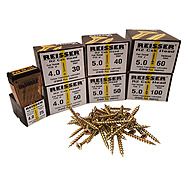 Reisser 1815 Piece R2 Wood Screw & DeWalt Long PZ2 Bits Kit