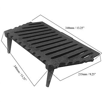 Firestar 16 Inch Fire Grate with 2 Legs