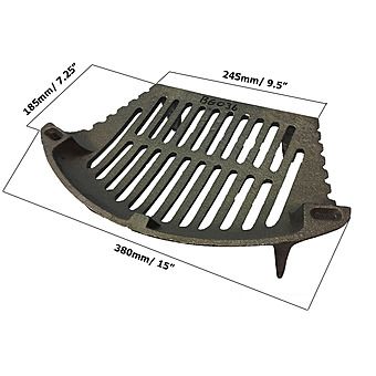 Melton 16 Inch Round Front Fire Grate