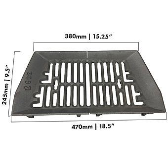 Baxi 22 Inch Fire Grate 2 Piece Burnall Fire Basket