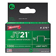 Arrow 276 JT21 10mm (3/8") Staples 1000pk