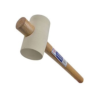 Faithfull White Rubber Mallet 3"