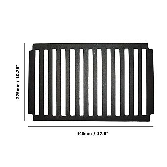 Large Flat Dog Fire Grate 445 x 275mm BG105