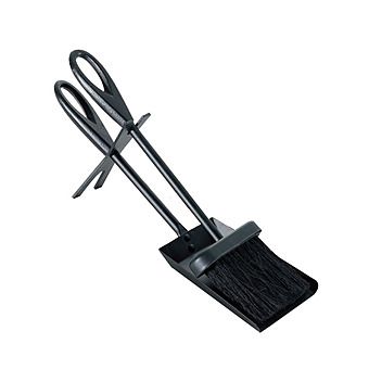 De Vielle 2 Piece Fireside Brush & Shovel Companion Set