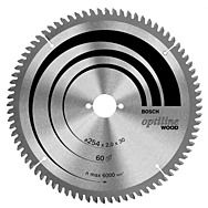 Bosch 254x2.0x30mm 60T Optiline Saw Blade 2608640436