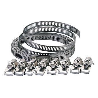 Draper 55591 8mm Wide Hose Clamp/Jubilee Clip Set