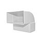 100mm Rectangular Duct 90 Degree Vertical Bend