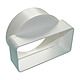 100mm Rectangular Flat to 100mm Round Short Ducting Connector