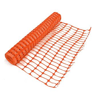 Orange Barrier Fence 50m x 1m