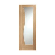 Emilia Oak Door With Clear Glass