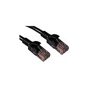 CAT 5E Patch Lead RJ45 Black 1m