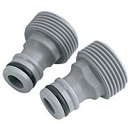 Draper 25905 Female to Male Hose Connector 3/4" Twin Pack