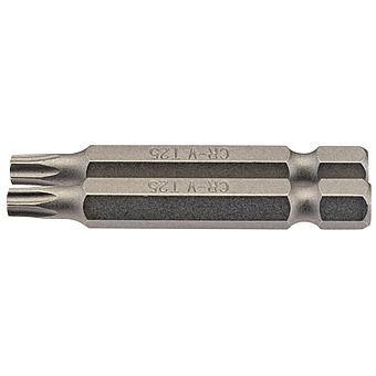 Draper 66489 T25 1/4" Hex TX-Star Insert Bit 50mm Twin Pack