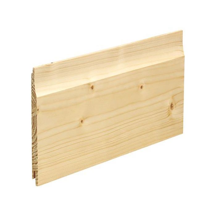 Shiplap Cladding Tongue & Groove 144mm Height Whitewood Ray Grahams