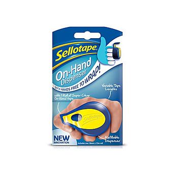 Sellotape On-Hand Dispenser 18mm x 15m