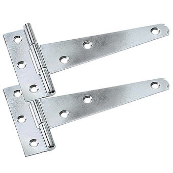 Picture of Tee Hinge Bright Zinc Plated 230mm 9in