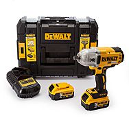 Dewalt DCF899P2 18V XR 1/2" High Torque Impact Wrench 2 x 5.0Ah Batteries