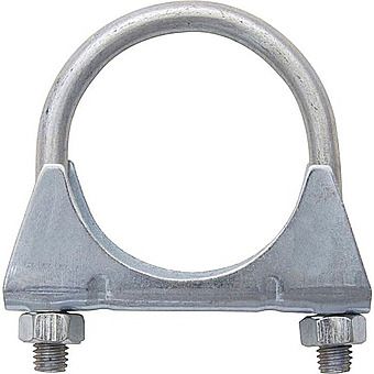 Bright Zinc Plated M8 x 87mm U-Bolt For 3.5in Pipe