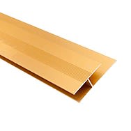 Double Edge Gold Laminate Floor Edge Profile 2.7m