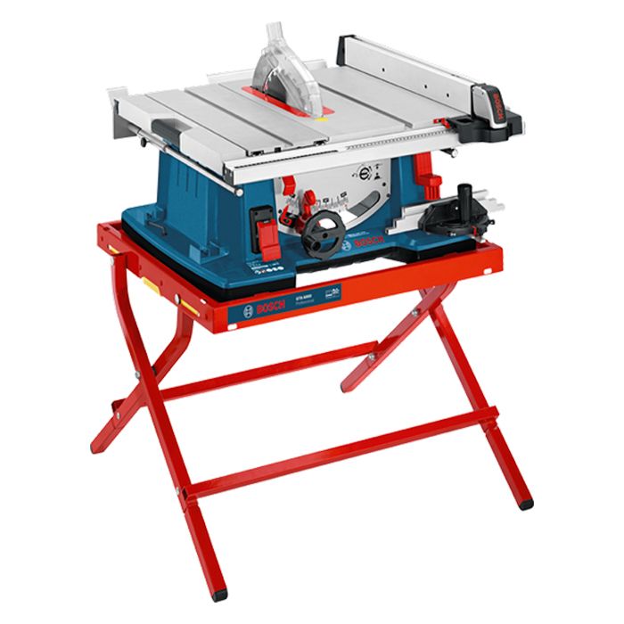 Bosch GTS 10 XC Professional Table Saw and GTA 6000 Saw Stand Kit Ray