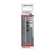 Bosch 2608577160 PoinTeQ HSS Metal Drill Bit 3.5 x 70mm 2 Pack