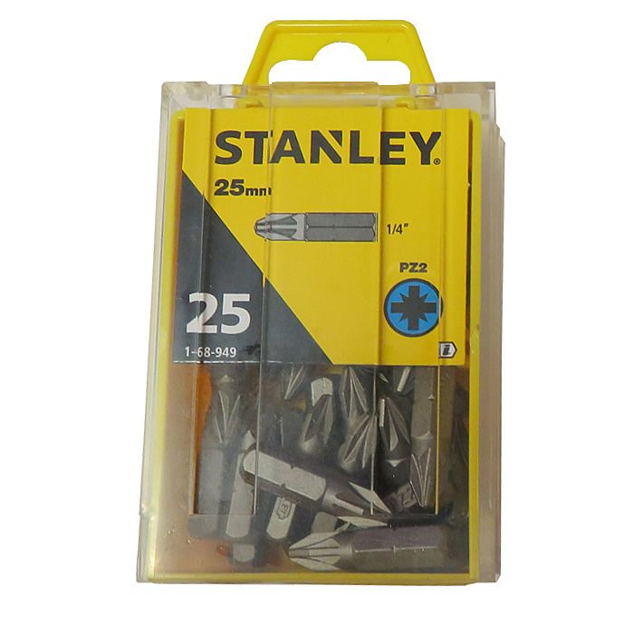 Stanley 168949 PZ2 Insert Bits 25 Pack Ray Grahams DIY Store