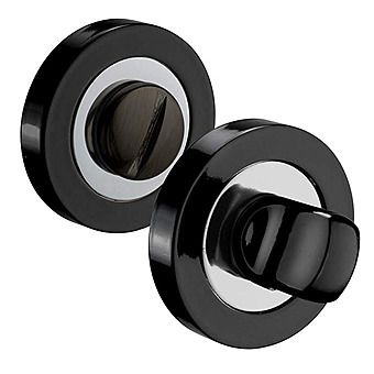 Round Dual Finish Bathroom Thumbturn & Release IHBATHPCP/BNP