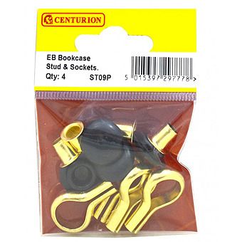 EB Bookcase Studs & Sockets (Pack of 4)