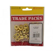 Centurion 78238 No 10 Screw Cup Washers Electro Brass 100 Pack