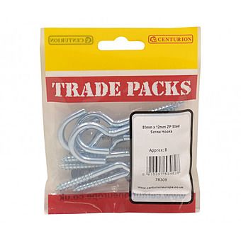 Picture of Centurion Screw Hook Multipacks - Zinc Plated Steel