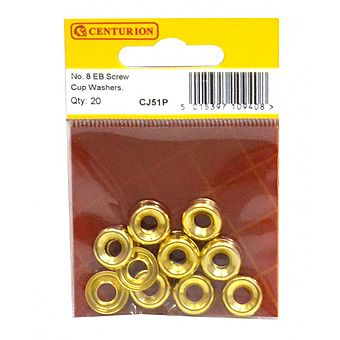 No 8 EB Screw Cup Washers (Pack of 20)