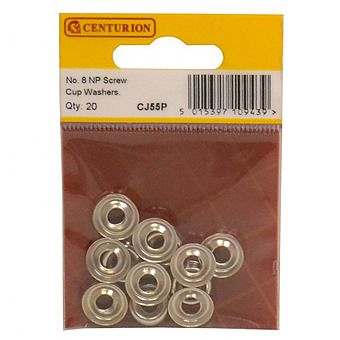 No 8 NP Screw Cup Washers (Pack of 20)