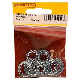 M10 ZP Shakeproof Washer (Pack of 15)