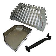 Queen Star 2 Leg 16 Inch Fire Grate & Ashpan for 16 Inch Queenstar Burner