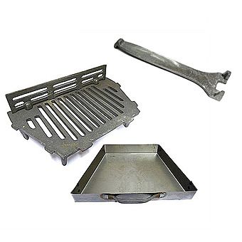 Picture of AL 16 Inch Fire Grate With Coal Saver & 16 Inch Ash Pan