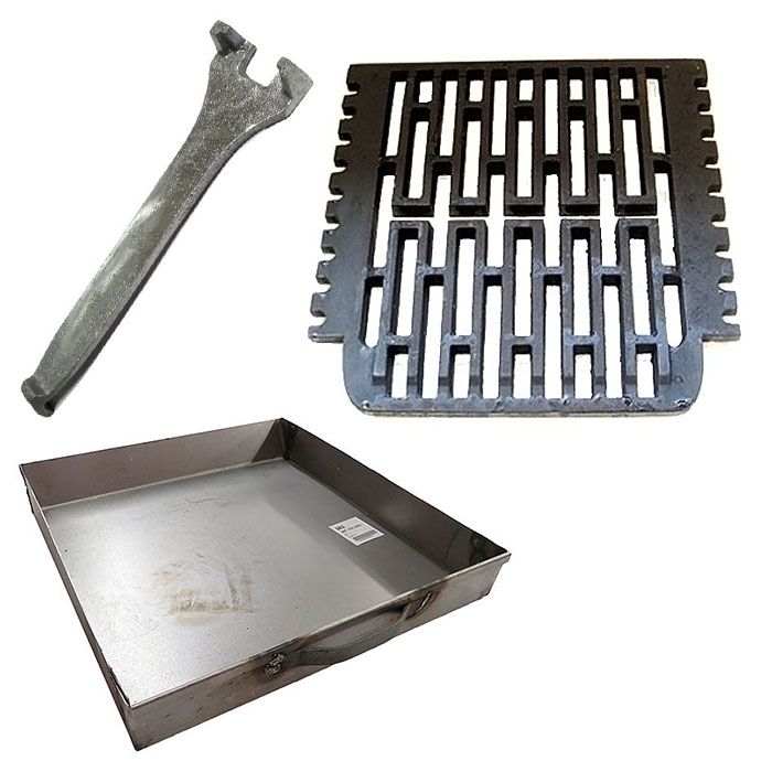 Gerkros Shamrock 16 Inch Fire Grate With Grant Hydro Ash Pan Ray Grahams DIY Store