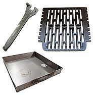 Gerkros Shamrock 16 Inch Fire Grate With Grant Hydro Ash Pan