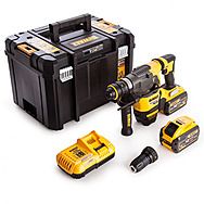 DeWalt DCH334X2 54V XR Flexvolt SDS+ Rotary Hammer Drill 2 x 9.0Ah Batteries