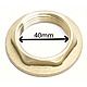 Brass Basin Waste Back Nut 30mm