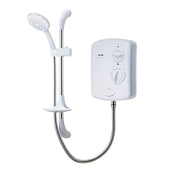 Triton Alicante Electric Shower 8.5Kw White and Chrome