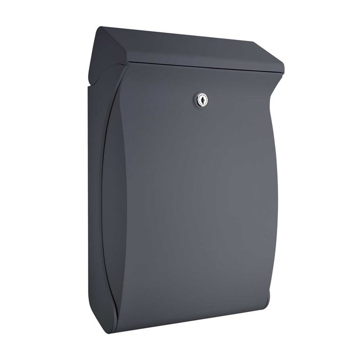 Post Box Anthracite Grey
