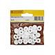 Centurion CJ37P White Hinged Screw Covers (20PK)