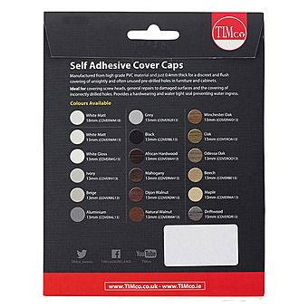 Picture of TIMco Self Adhesive Screw Cap Cover 112 Pack