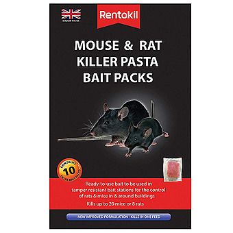 Rentokil Mouse And Rat Killer Pasta Bait Packs